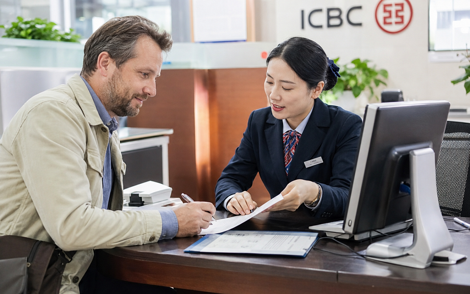 Как открыть карту UnionPay в банке ICBC